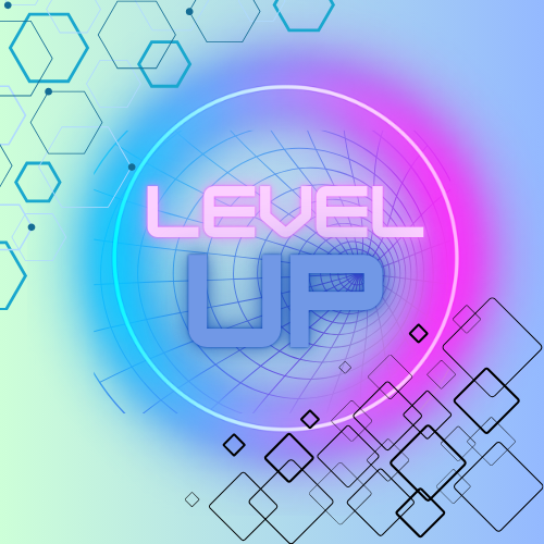 グラデーション, 幾何学, レベル, アイコン