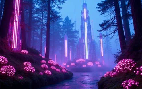 ネオン, ファンタジー, 壁紙