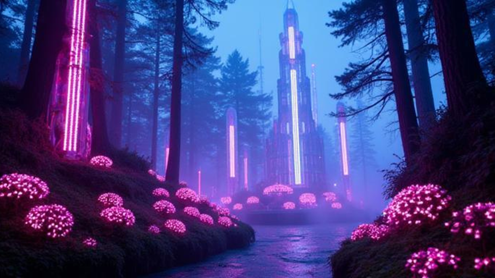 ネオン, ファンタジー, 壁紙