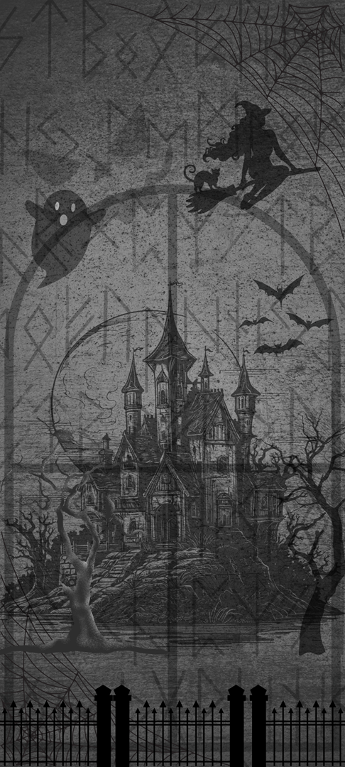 魔女, 古城, スマホ用壁紙, 壁紙