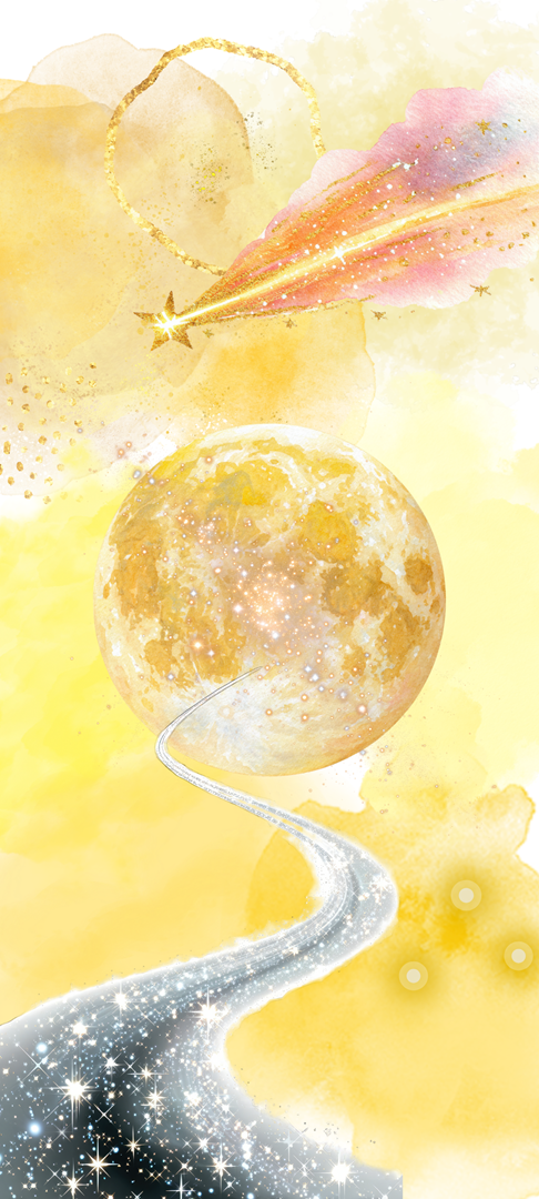 黄色, ゴールドムーン, スマホ用壁紙, 壁紙